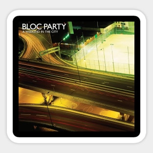 Bloc Party - A Weekend in the City - Deconstruction Sticker